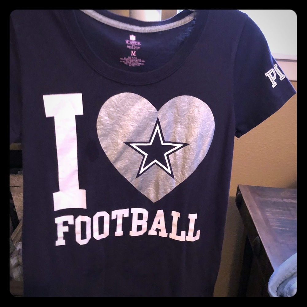 Pink Victoria’s Secret Dallas cowboys shirt
